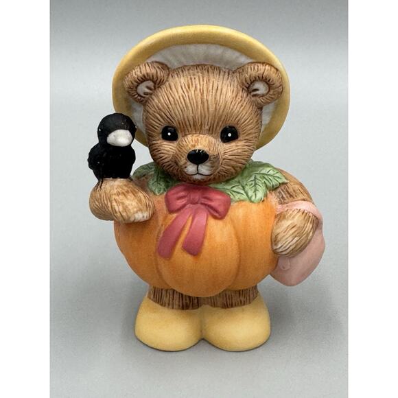 Vintage Halloween Home Interiors Pumpkin Patch Bears Set 1998 READ DETAILS - Picture 8 of 10